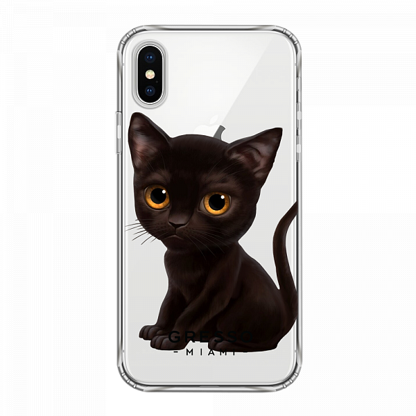 Противоударный чехол для iPhone XS. Коллекция Let’s Be Friends!. Модель Bombay Kitten..