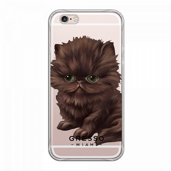 Противоударный чехол для iPhone 6/6S. Коллекция Let’s Be Friends!. Модель Persian Kitten..