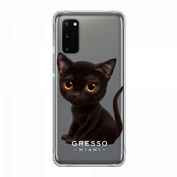 Противоударный чехол для Samsung Galaxy S20. Коллекция Let’s Be Friends!. Модель Bombay Kitten..