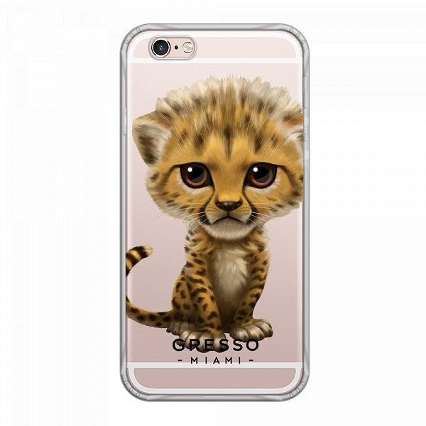 Противоударный чехол для iPhone 6/6S. Коллекция Let’s Be Friends!. Модель Cheetah..