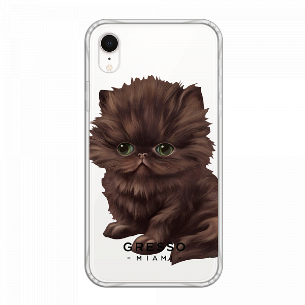Противоударный чехол для iPhone XR. Коллекция Let’s Be Friends!. Модель Persian Kitten..