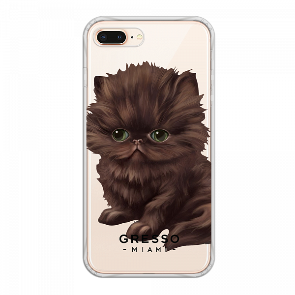 Противоударный чехол для iPhone 8 Plus. Коллекция Let’s Be Friends!. Модель Persian Kitten..