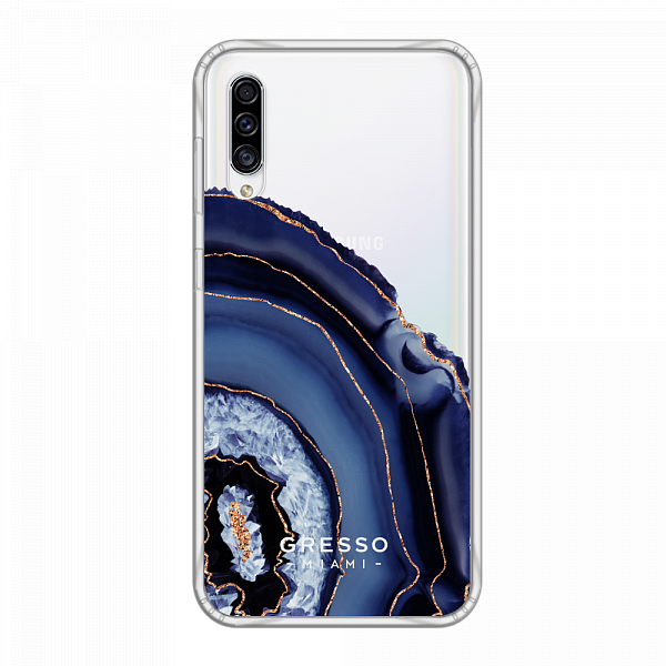 Противоударный чехол для Samsung Galaxy A30s. Коллекция Drama Queen. Модель Blue Agate..