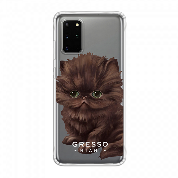 Противоударный чехол для Samsung Galaxy S20 Plus. Коллекция Let’s Be Friends!. Модель Persian Kitten..