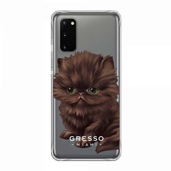 Противоударный чехол для Samsung Galaxy S20. Коллекция Let’s Be Friends!. Модель Persian Kitten..