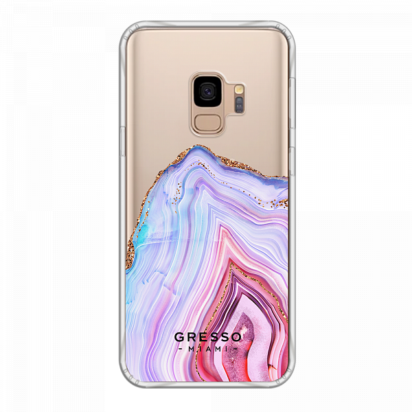 Противоударный чехол для Samsung Galaxy S9. Коллекция Drama Queen. Модель Unicorn Agate..